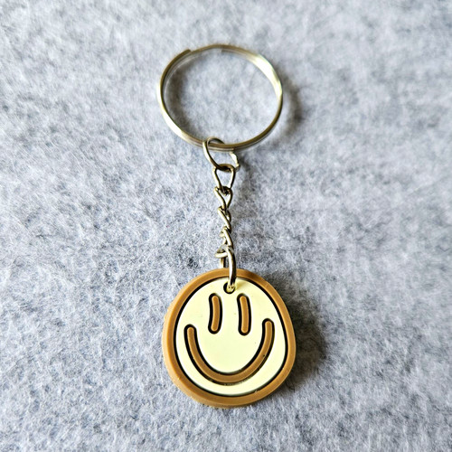 Schlüsselanhänger smiley - schlüsselanhänger,