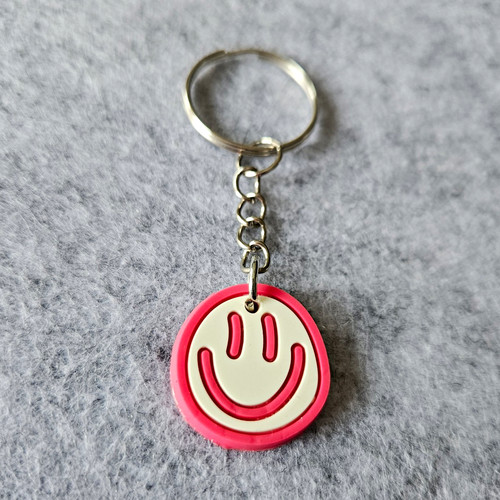 Schlüsselanhänger smiley - schlüsselanhänger,