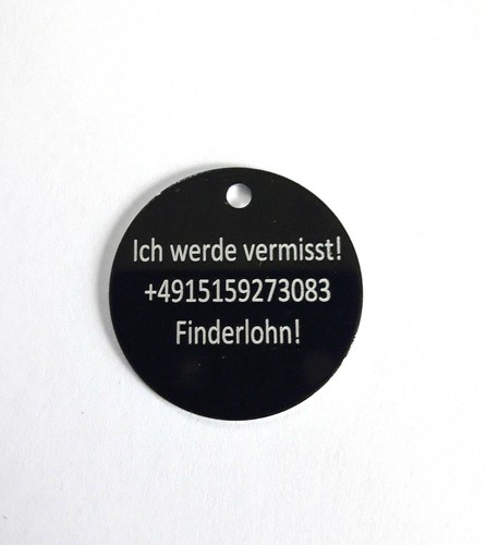 Hundemarken rund 30 mm - x,