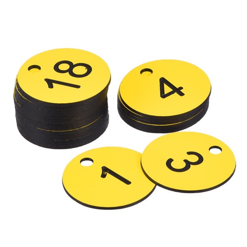 Stk runde 25 - runde, 1-25