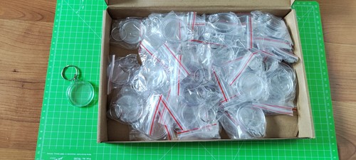 50x acryl schlüsselanhänger - 50x,