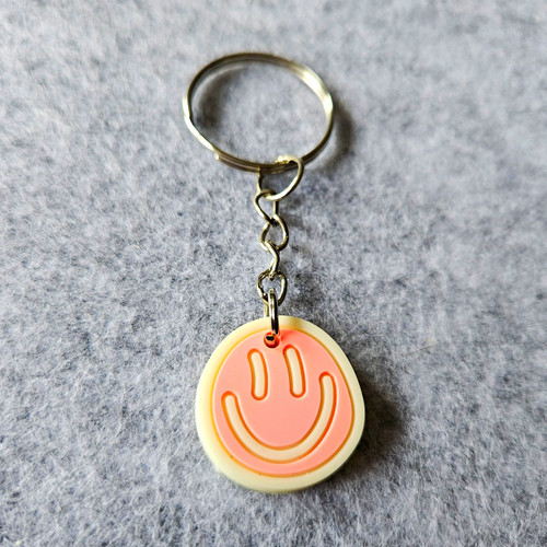 Schlüsselanhänger smiley - schlüsselanhänger,