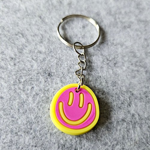 Schlüsselanhänger smiley - schlüsselanhänger,