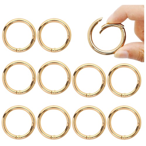 Karabinerring gold 10 - mm,