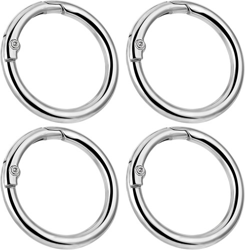 Karabiner rund 25mm - 25mm, edelstahl