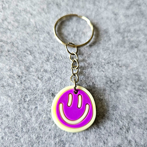 Schlüsselanhänger smiley - schlüsselanhänger,